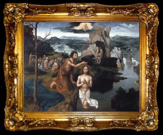 framed  PATENIER, Joachim Baptism of Christ, ta009-2